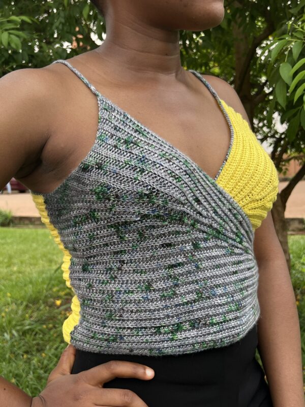 Ms Ankara, Crochet Wrap Top Pattern - Image 4