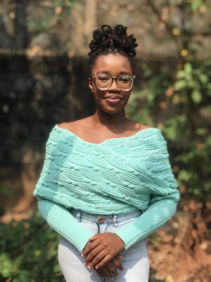 Balance, Crochet Sweater Scarf Pattern
